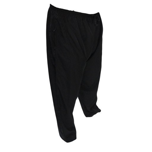 Qamis pakistanais noir avec pantalon Afaq : bouton col et manches