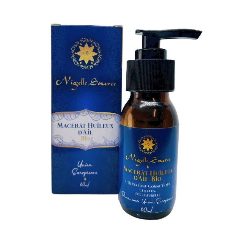 Macérat Huileux d'Ail Bio - 60 ml - Nigelle Source