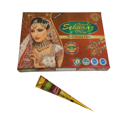 Henné Cone - Pâte de Henna Naturel Rougeâtre  en Tube - Kone Stylo Sehnaaz 