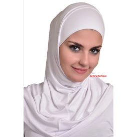 Hijab 2 Pièces Adulte : Tube + Hijab