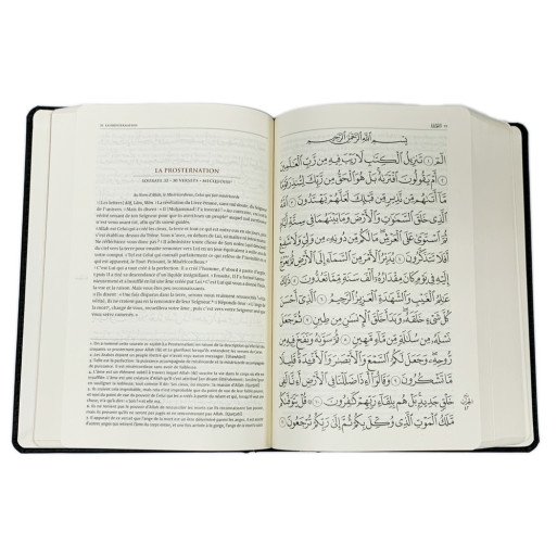 Coffret Grand Coran en Français et Arabe avec Commentaire d'Ibn Kathîr - Couverture Cartonnée 30 x 21 cm - Edition Tawbah