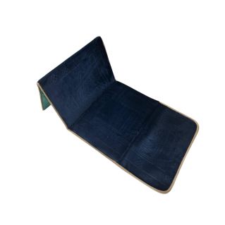 Tapis de Prière avec dossier et poche de rangement - Bleu