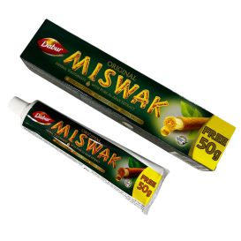 Dentifrice Herbal Miswak - 120gr + 50gr Gratuit - Laboratoire Dabur