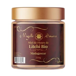 Miel de fleurs Litchi BIO de Madagascar - 250g - Nigelle Source