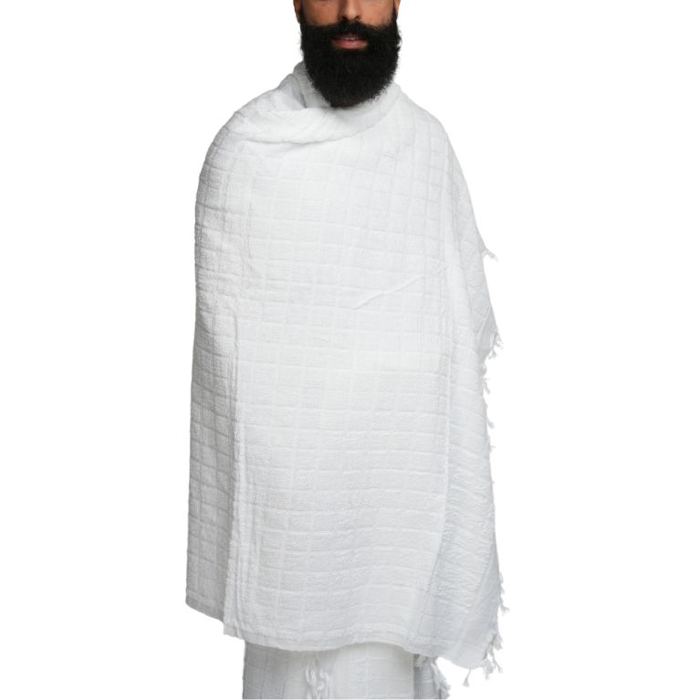 Tenue 2 Pièces Pélerin pour la Omra ou le Haji - Ihram Pélerinage Al Othaiman