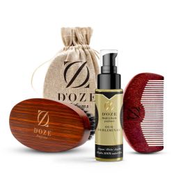 Coffret pour barbe - Kit soin barbe avec huile parfumée Oud Subliminal - D’OZE