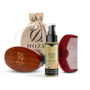 Coffret pour barbe - Kit soin barbe avec huile parfumée Legendary - D’OZE