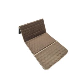 Tapis de Prière avec Dossier à Motifs : Grand Format - Taupe