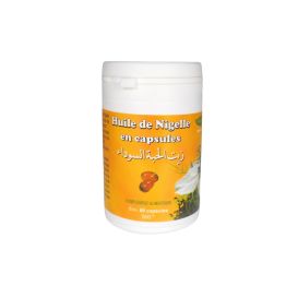 60 Capsules à l'Huile de Nigelle - 500 mg - HabbaSawda