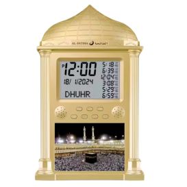 Horloge Prière Al Fatiha FAJ-118- Gold