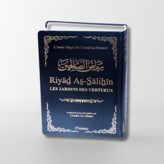 Riyâd As-Salihine de l'Imam Al Nawawi - Bleu Nuit - De Poche - Les Jardins des Vertus - Edition Orientica