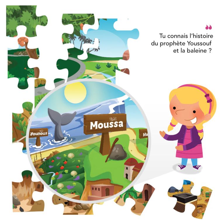 Puzzle Voyage au pays des Prophètes - Learning Roots