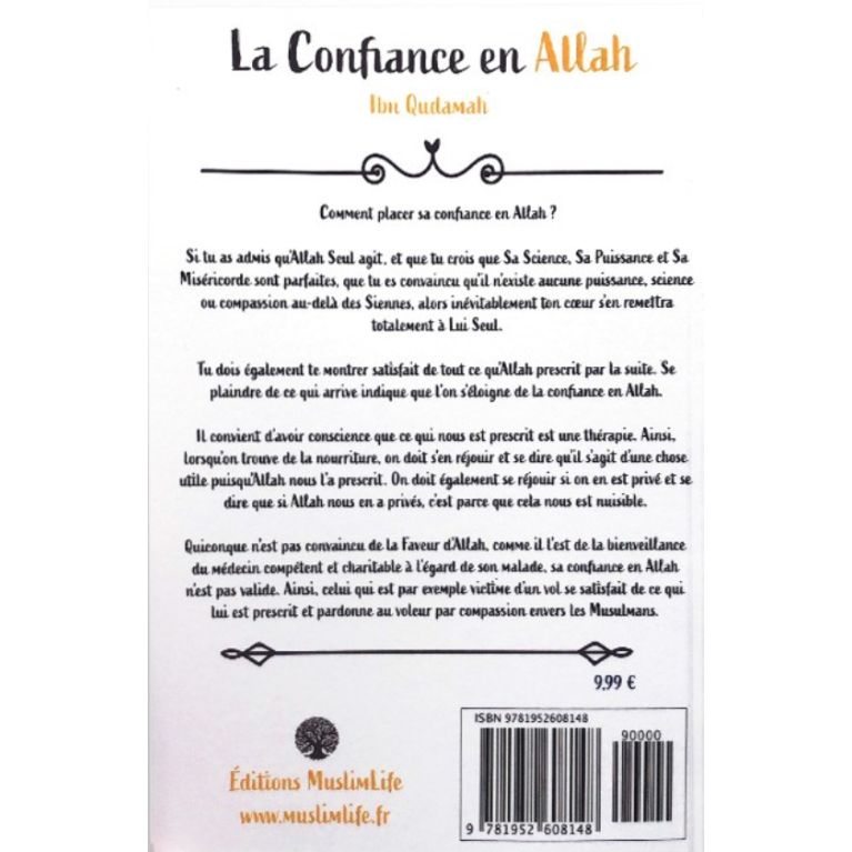 La Confiance en Allah - Ibn Qudamah - MuslimLife