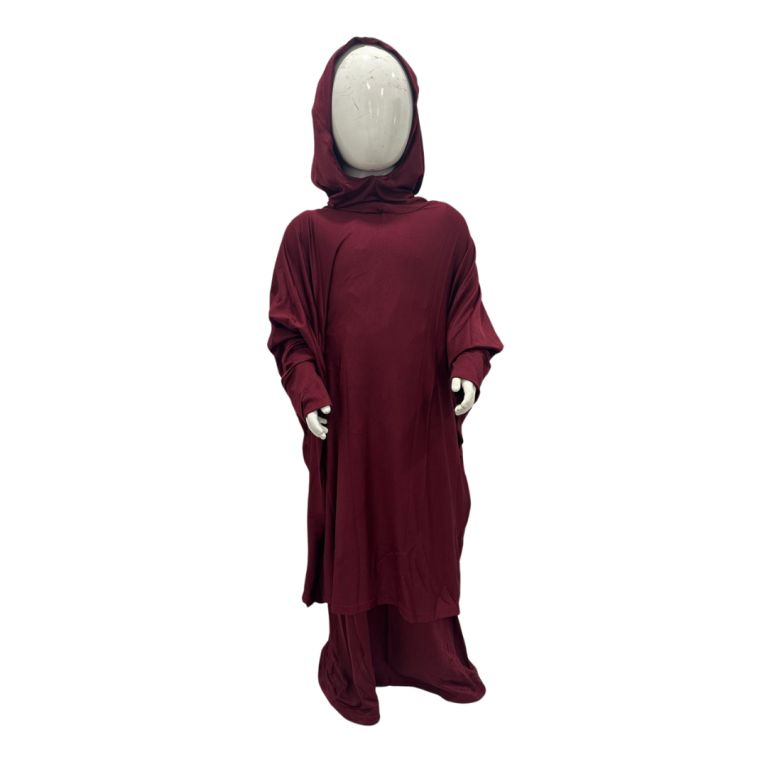 Robe de prière fille - Jupe et abaya : 2 pièces - Soundouss