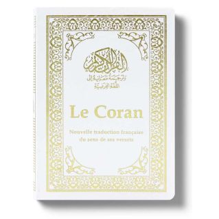 Le Coran Bilingue Poche - Blanc - 12.5 x 17 cm - Edition Tawhid