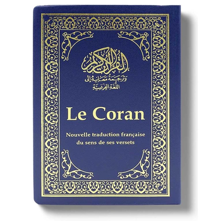 Le Coran Bilingue Poche - Bleu - 12.5 x 17 cm - Edition Tawhid