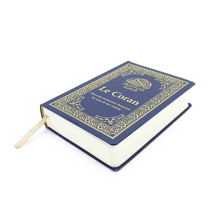 Le Coran Bilingue Poche - Bleu - 12.5 x 17 cm - Edition Tawhid