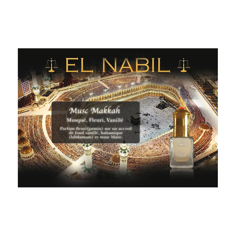 Musc Makkah 5 ml - Saudi Perfumes - Sans Alcool - El Nabil